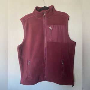 Croft & Barrow Men Vest full zipper size large